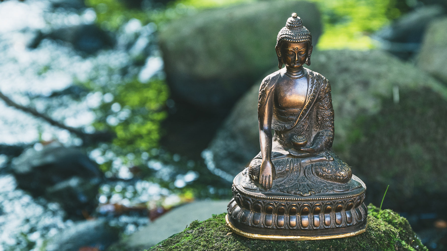 Buddha statue in nature