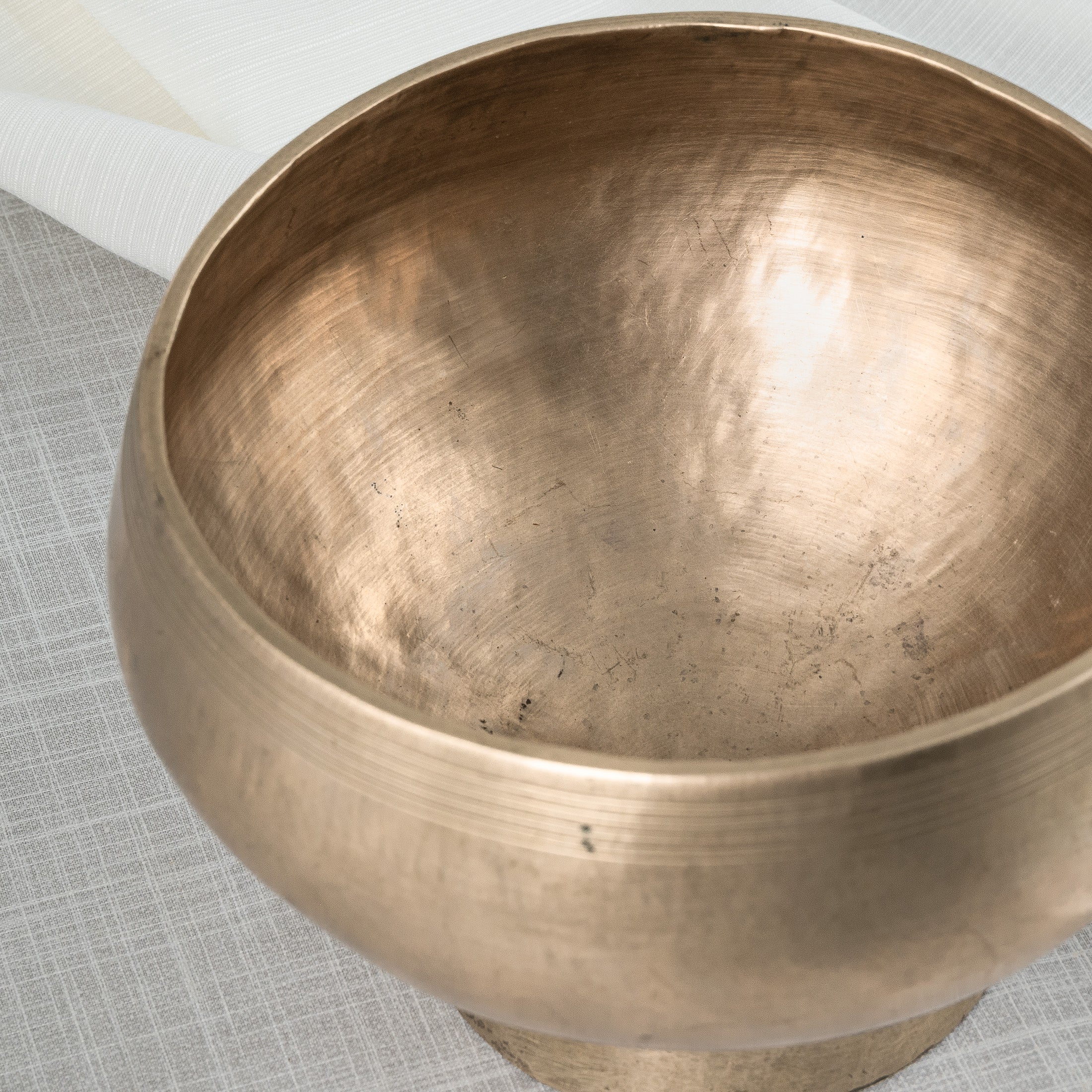 Inside view of Antique Pedestal Bowl