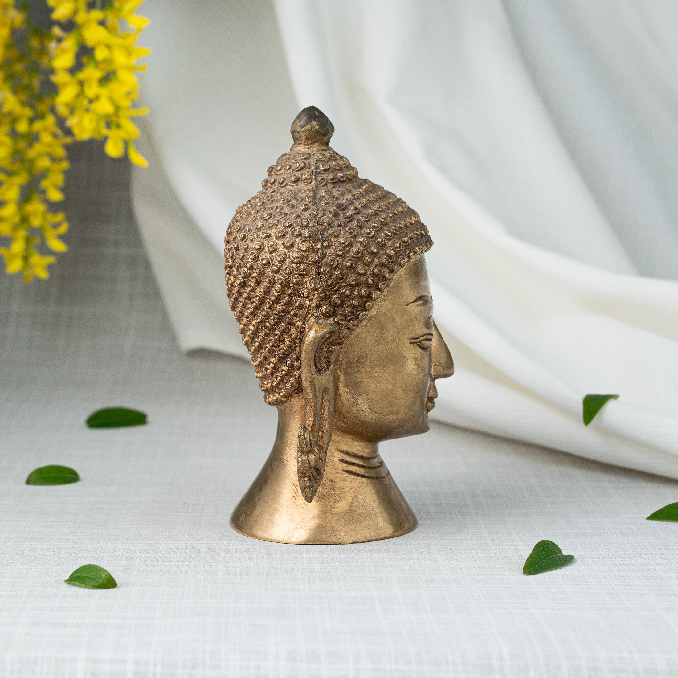 Sidebillede af Buddha hoved