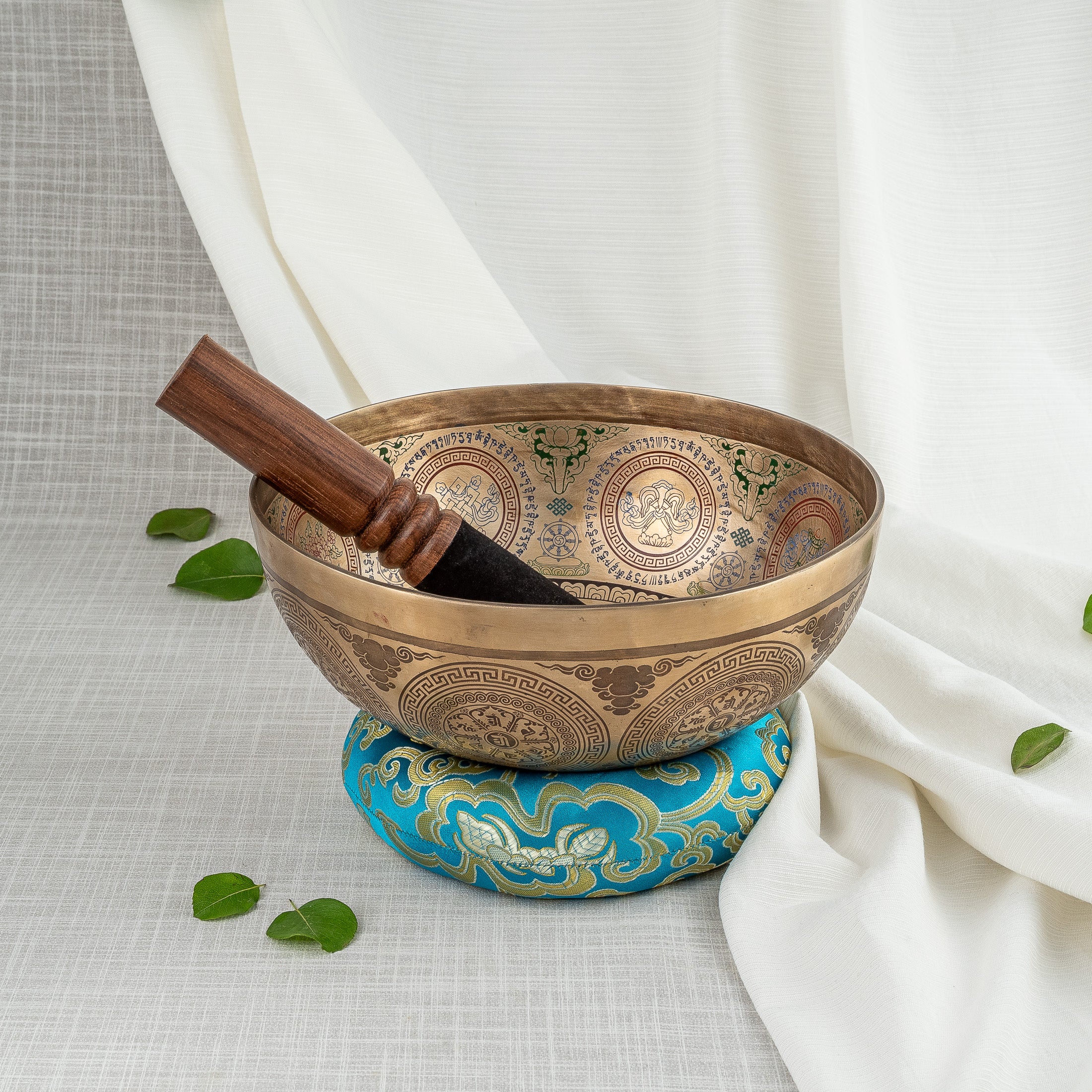 Front view of Medicine Buddha Singing Bowl