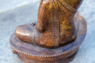 Abhaya Mudra Buddha Figur (13-14 cm) - Detaljer
