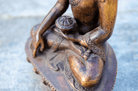 Bhumiparsha Mudra Buddha Statue (13-14 cm) - Detail