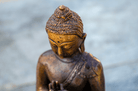 Dharmachakra Mudra Buddha Statue (13 - 14 cm) - Detail