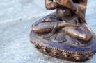 Dharmachakra Mudra Buddha Statue (13 - 14 cm) - Detail