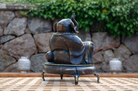 Ganesha Figur med Røgelsesbrænder - Bagside