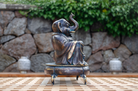 Ganesha Figur med Røgelsesbrænder - Siden