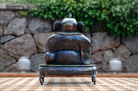 Ganesha Figur med Røgelsesbrænder - Bagside