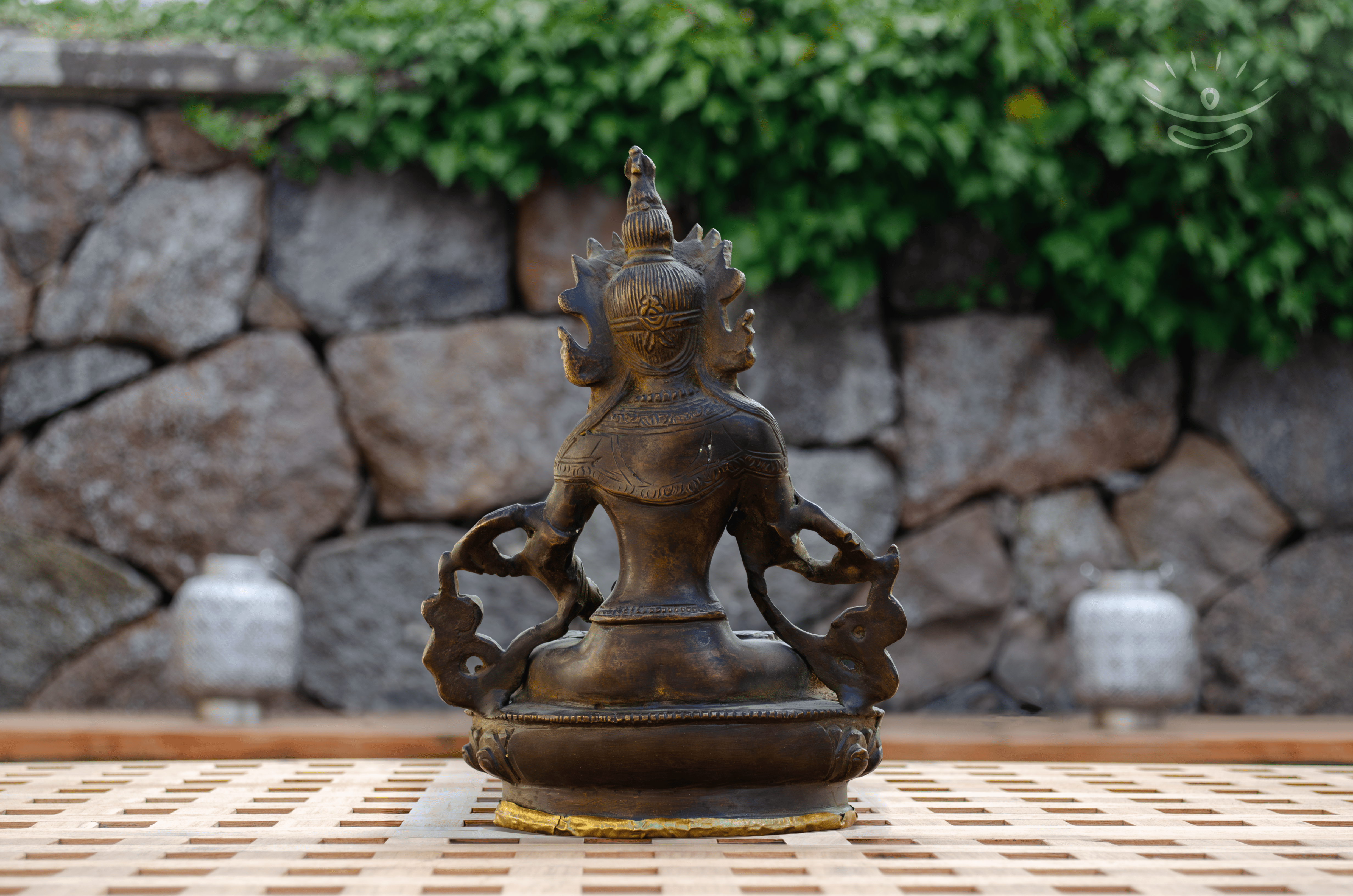 White Tara Statue 22 cm - Back