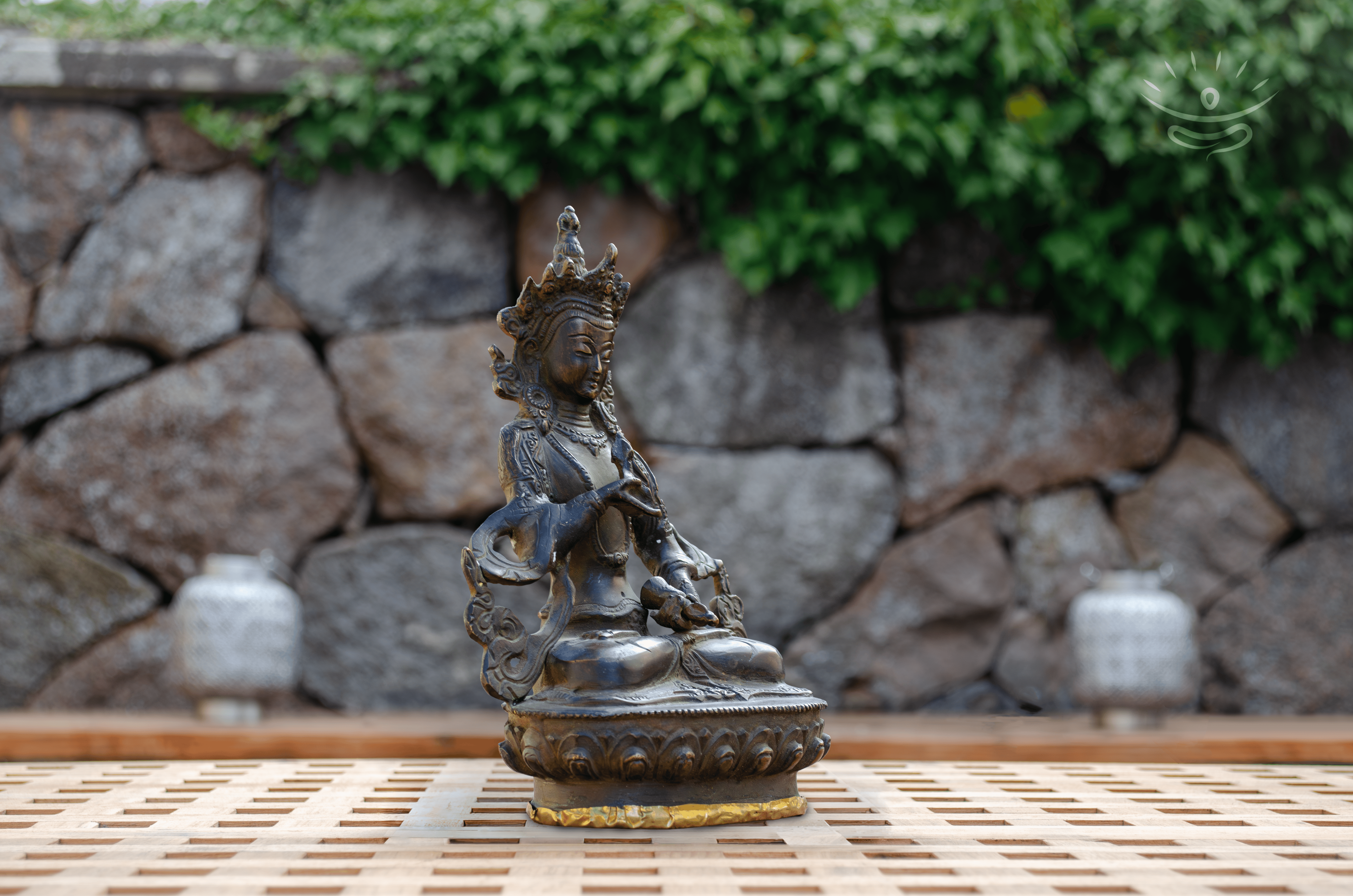 White Tara Statue 22 cm - Side