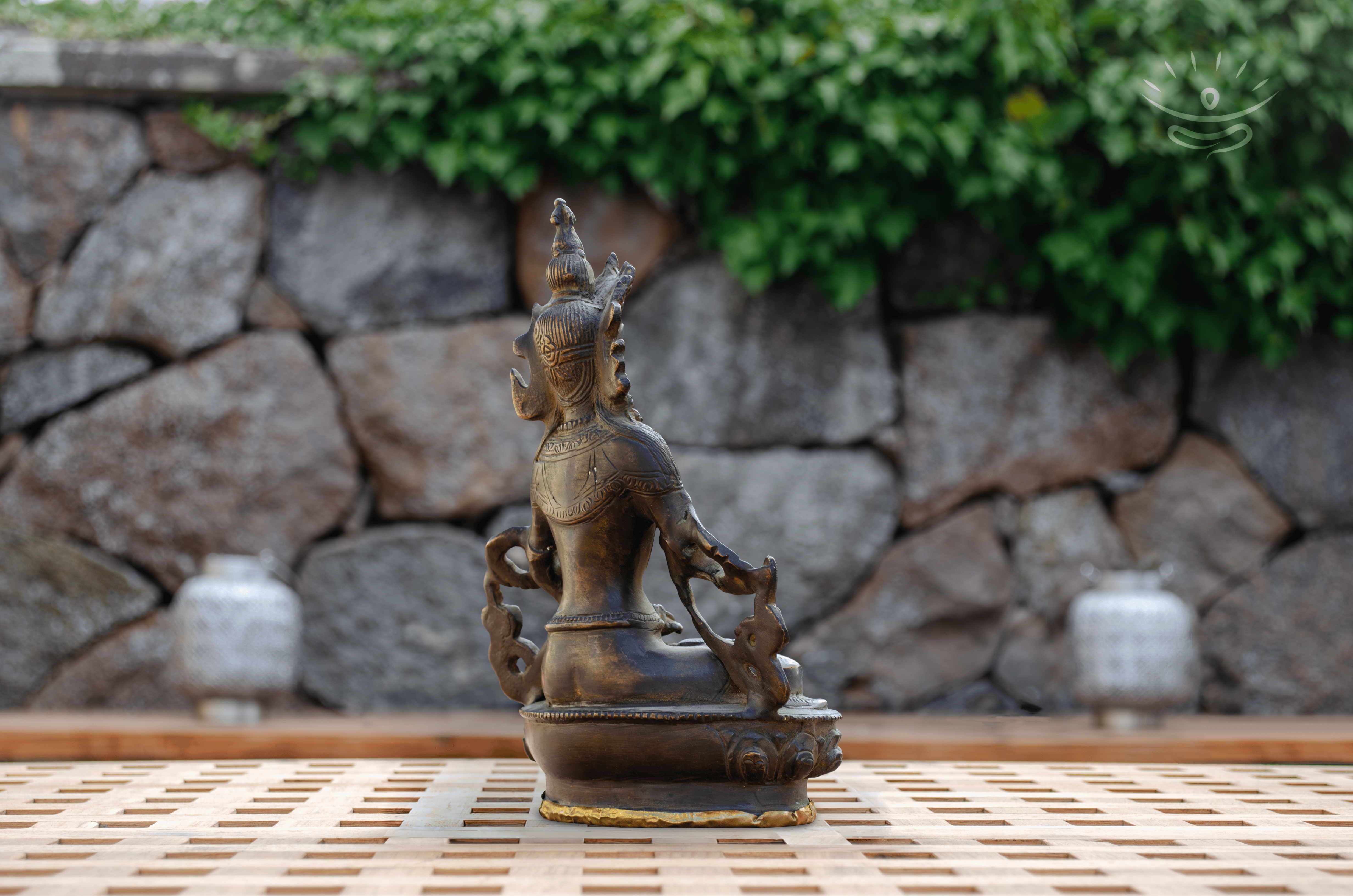 White Tara Statue 22 cm - Back