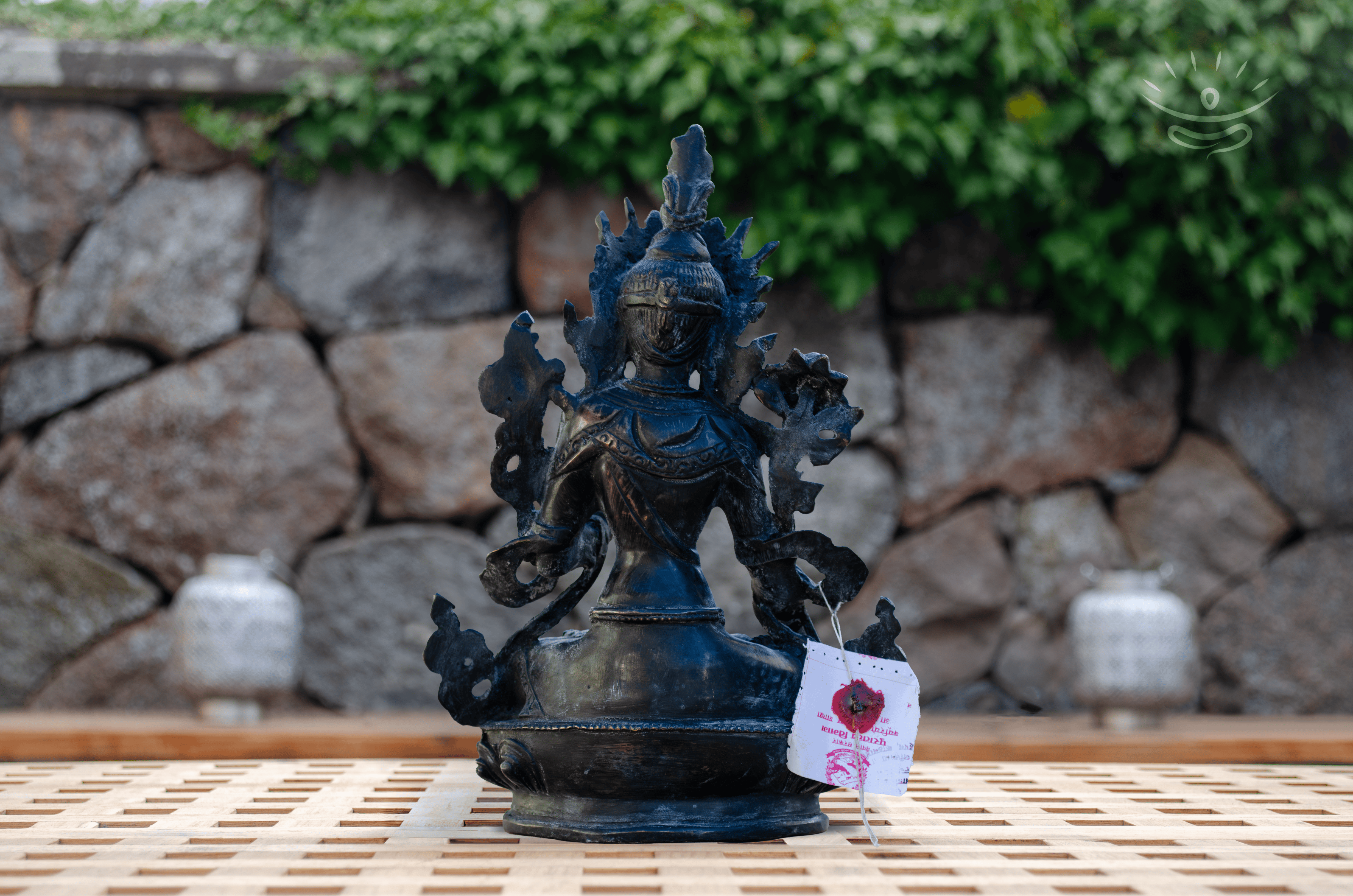Hvid Tara Figur 22,5 cm - Bagside
