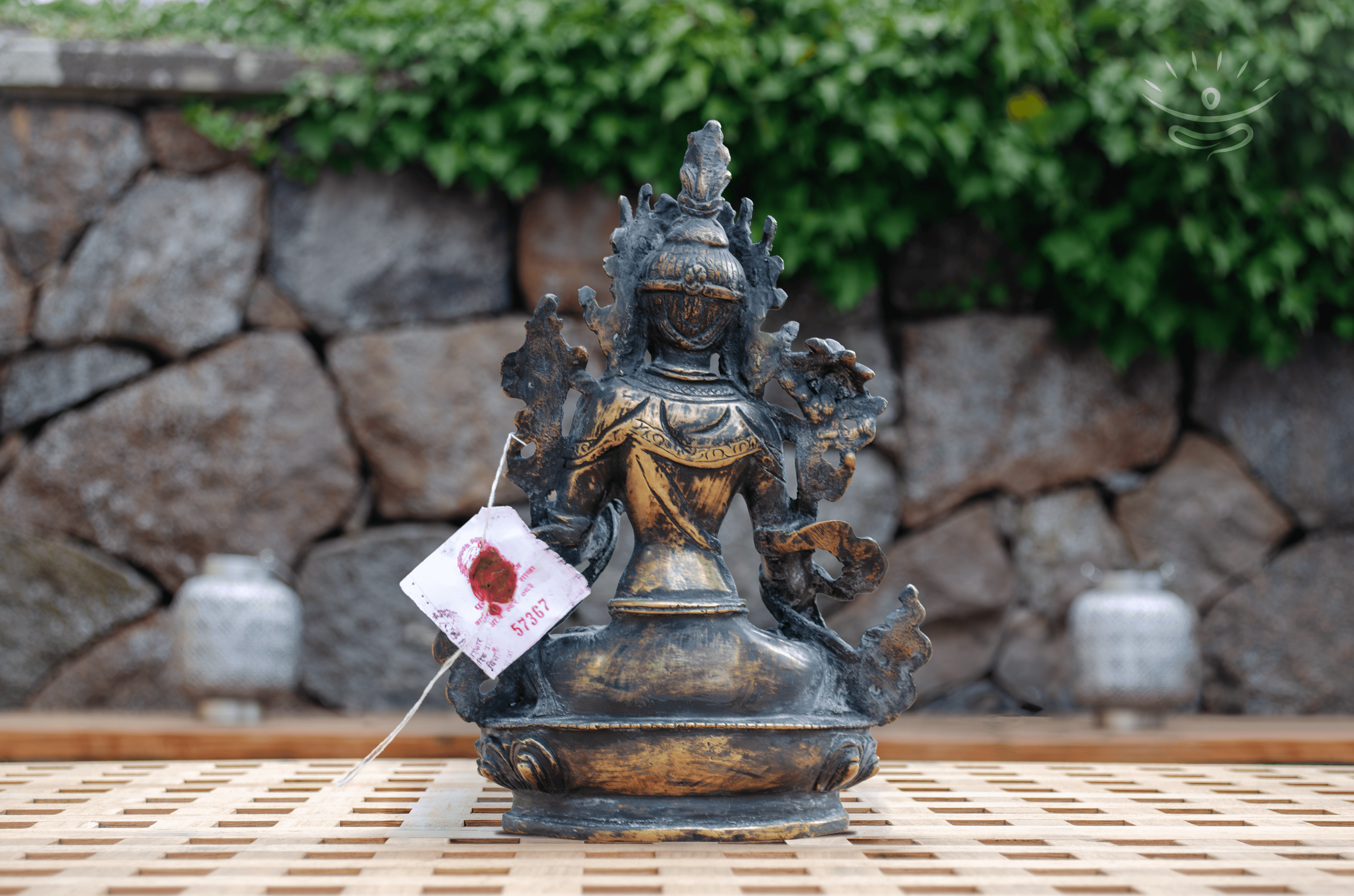 White Tara Statue 23 cm - Back