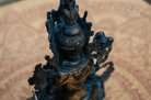 White Tara Statue 23 cm - Detail