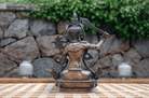 Manjushri Buddha Figur - Bagside