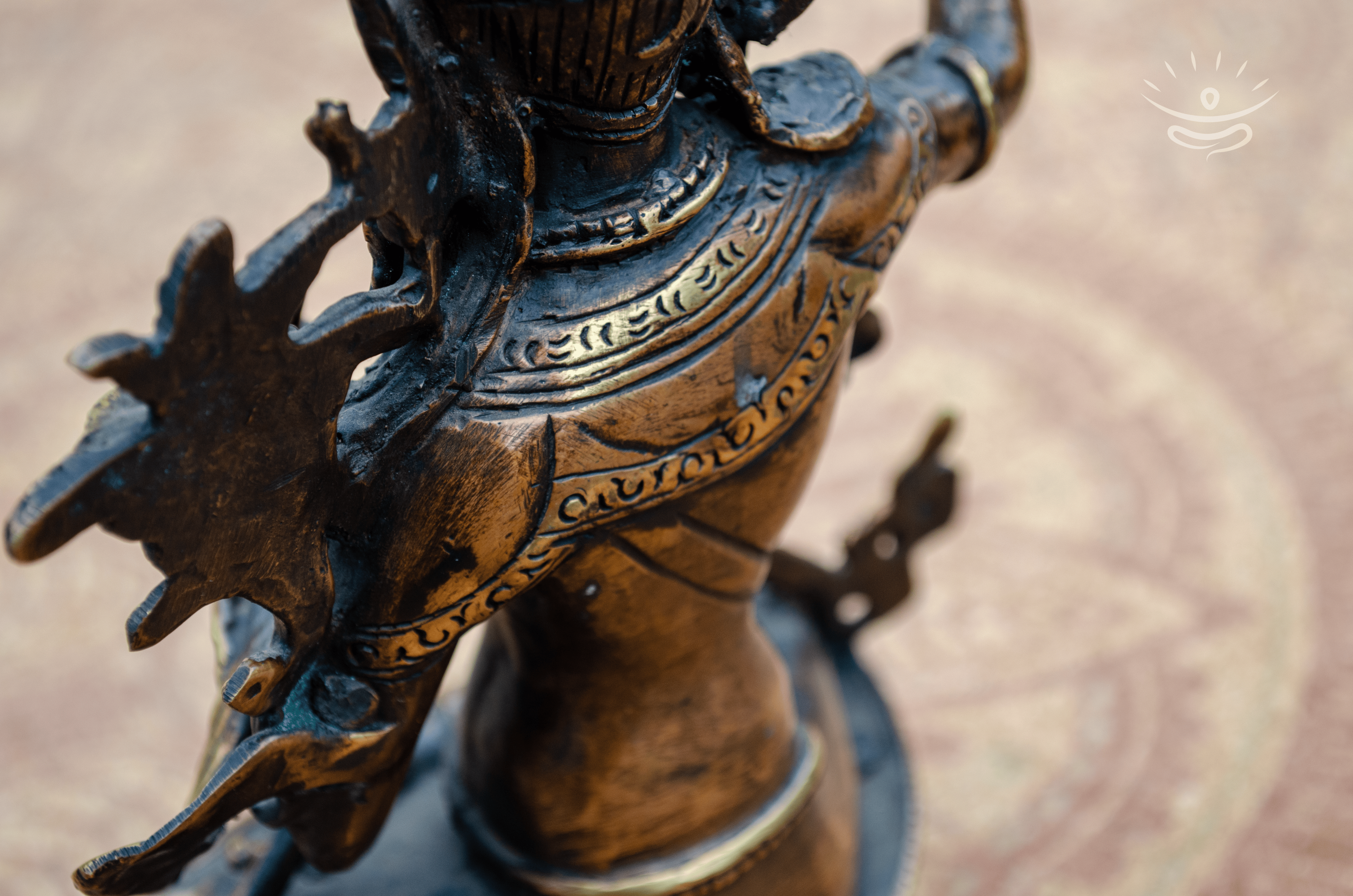 Manjushri Buddha Statue - Detail