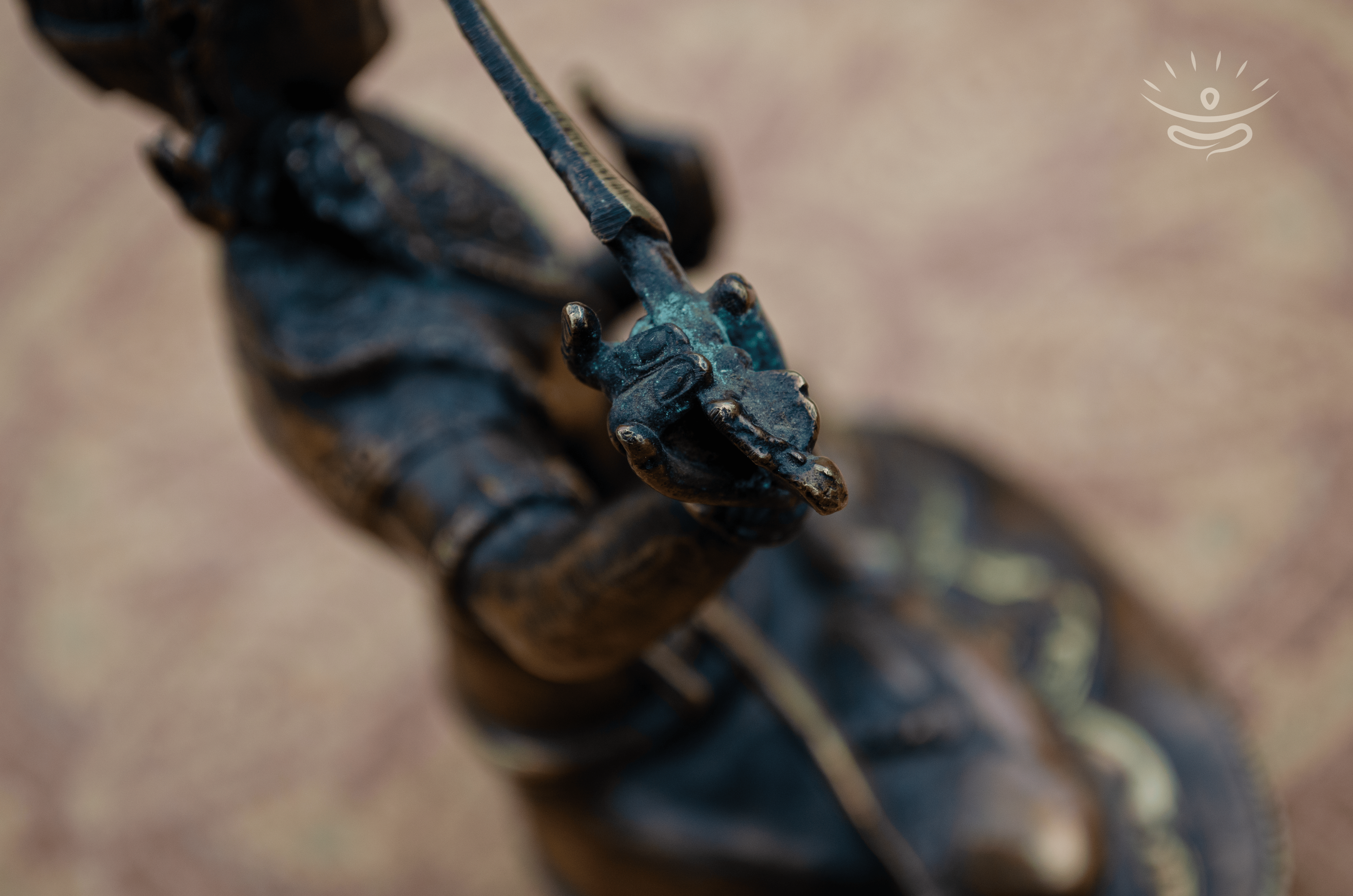 Manjushri Buddha Statue - Detail