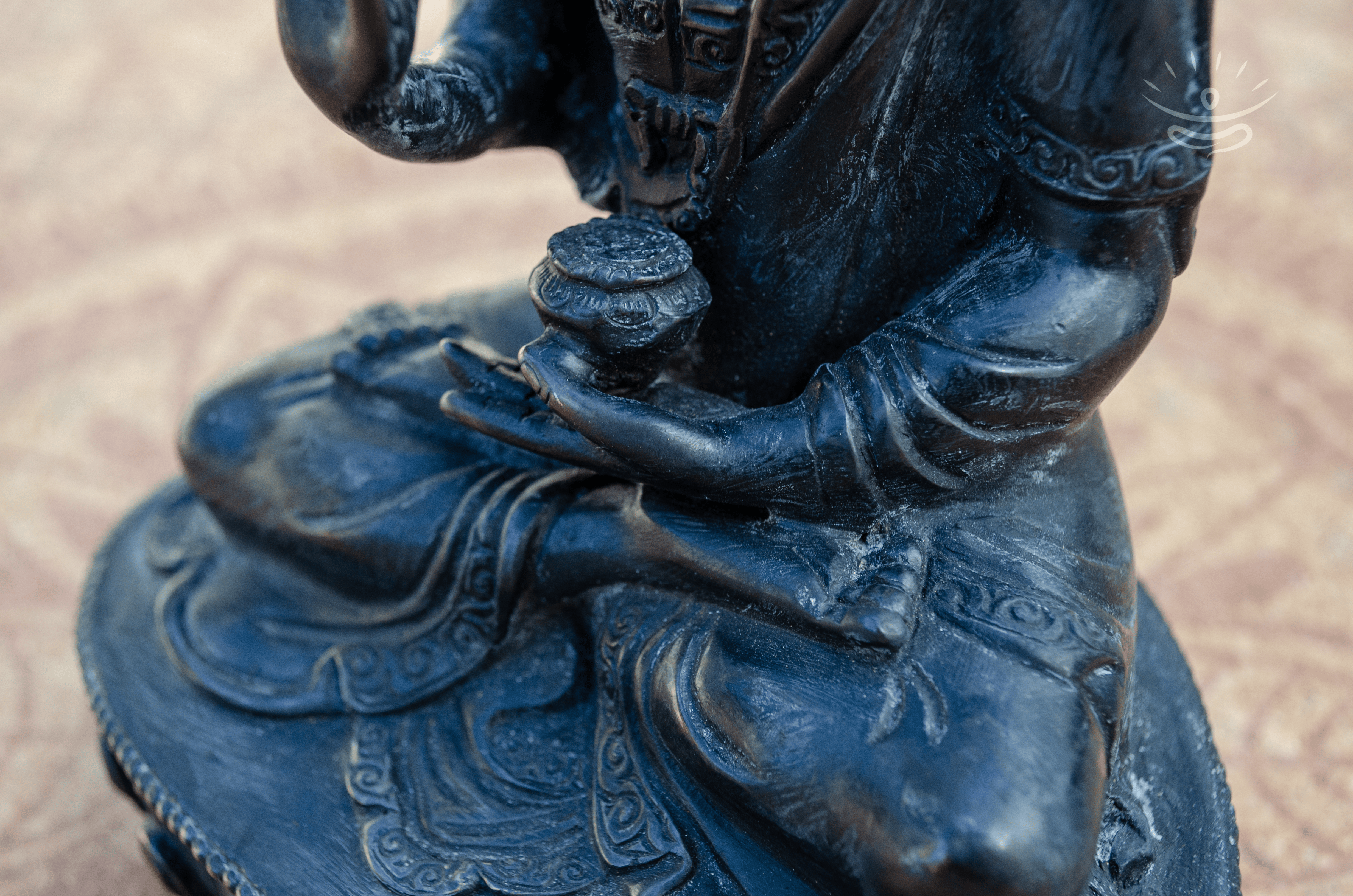 Abhaya Mudra Buddha Statue - Detail