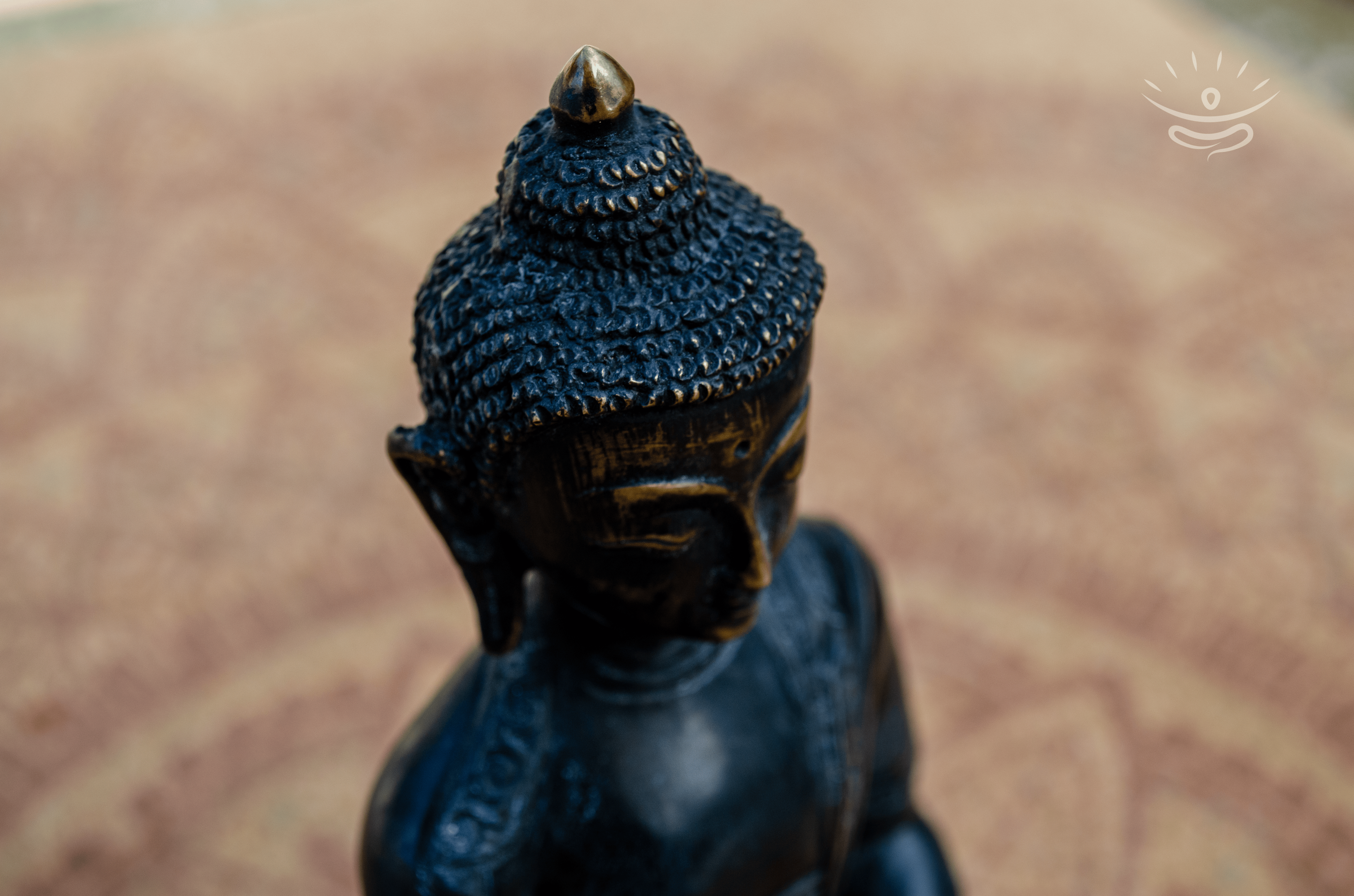 Abhaya Mudra Buddha Statue - Detail