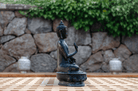 Abhaya Mudra Buddha FIgur - Siden