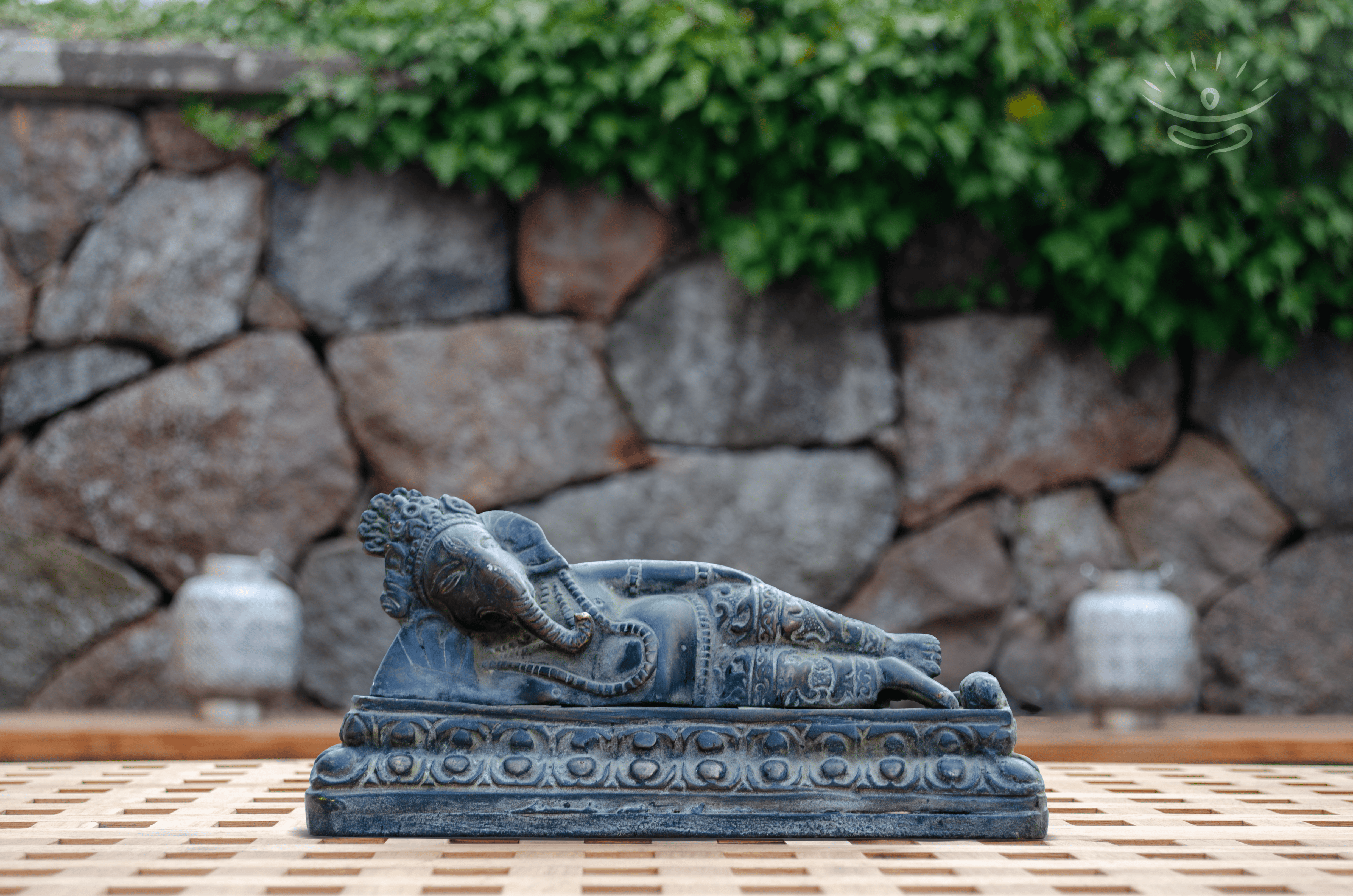 Reclining Ganesha Statue - Front