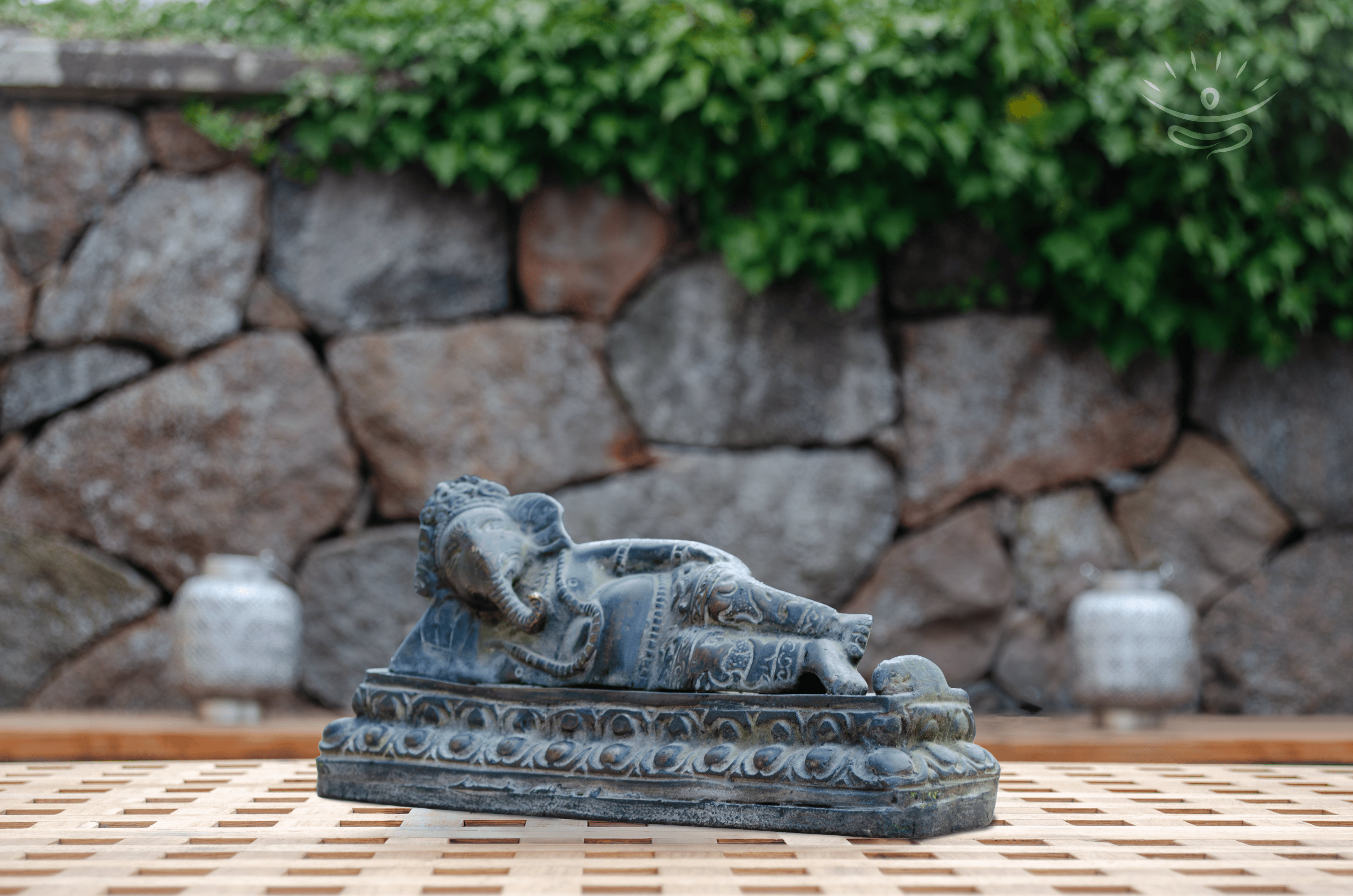 Reclining Ganesha Statue - Front