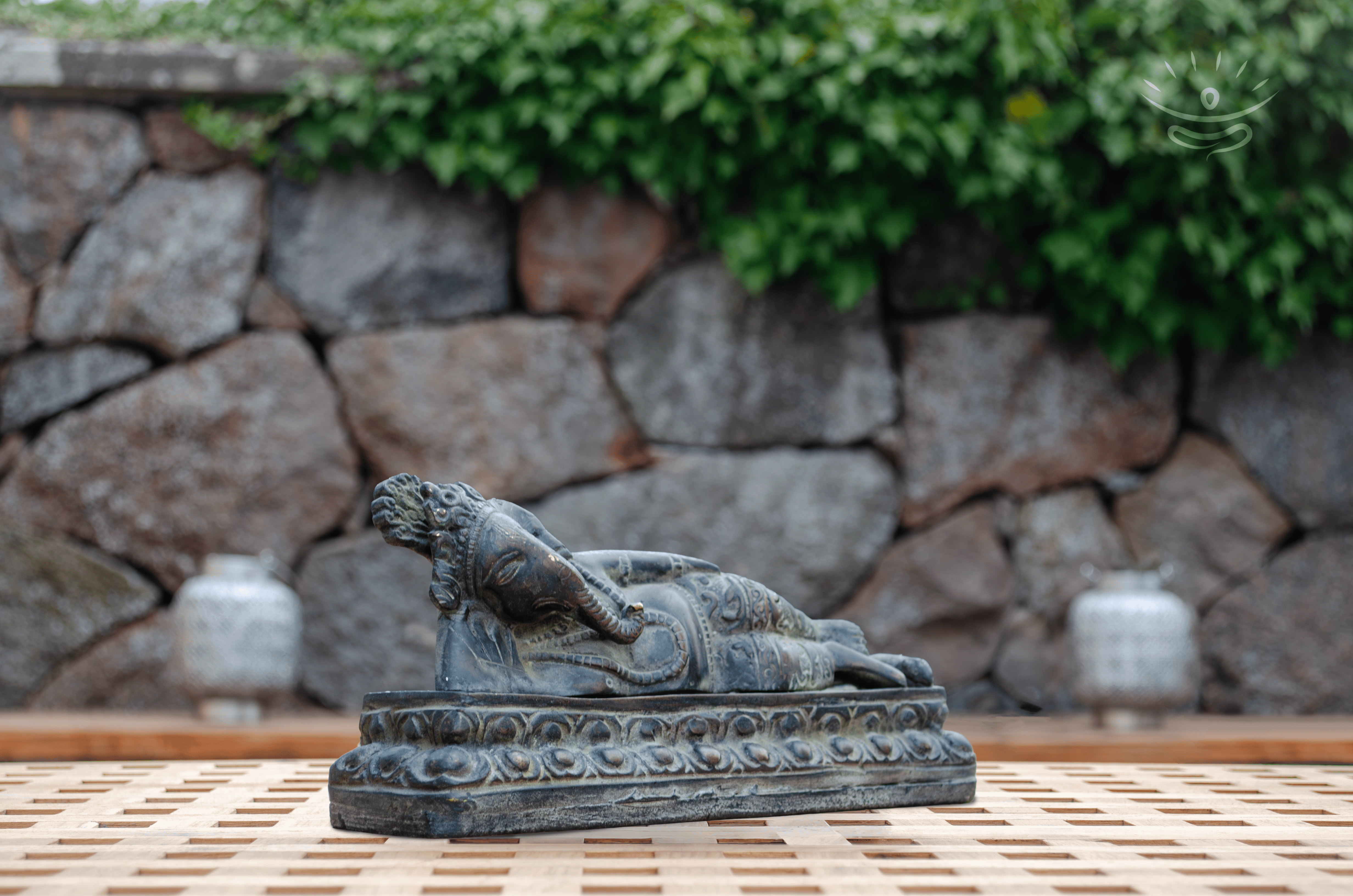 Reclining Ganesha Statue - Front