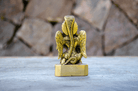 Small Golden Garuda Statue - Back