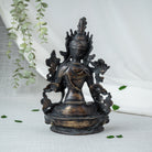 Green Tara Buddha Statue - Back