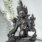 Green Tara Buddha Statue - Detail