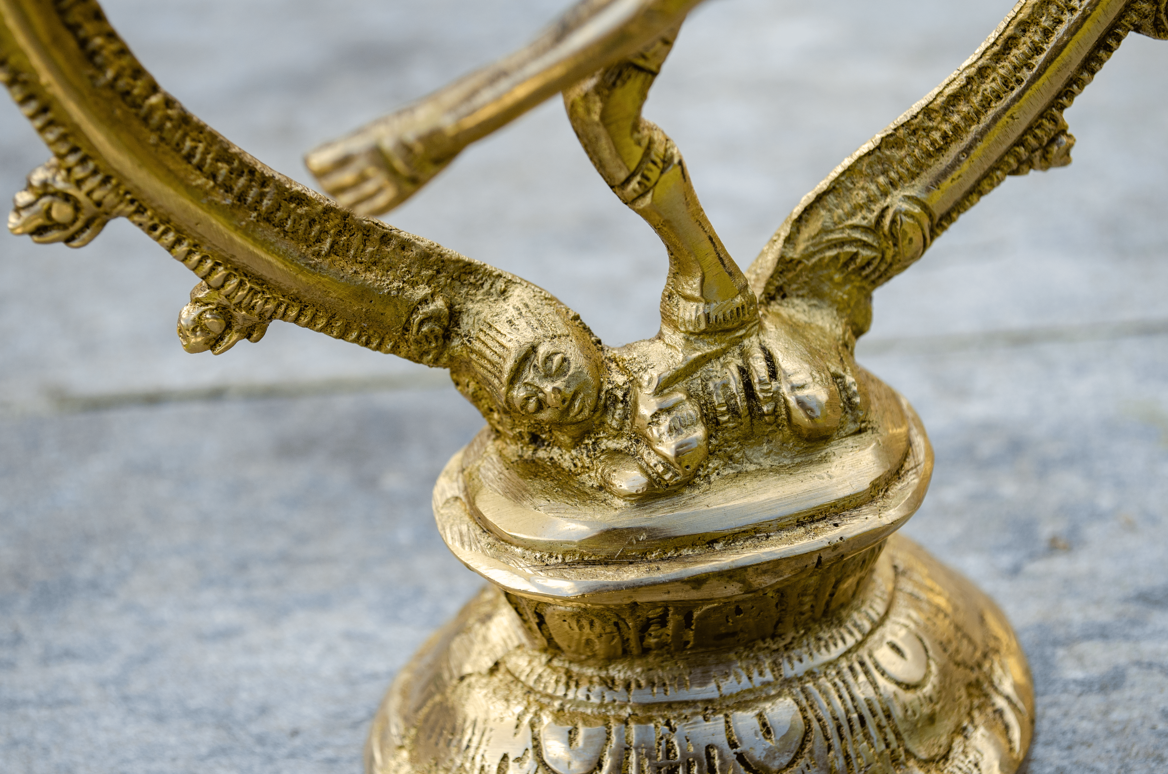Golden Nataraja Statue - Detail