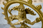 Gylden Natarajafigur - Detaljer