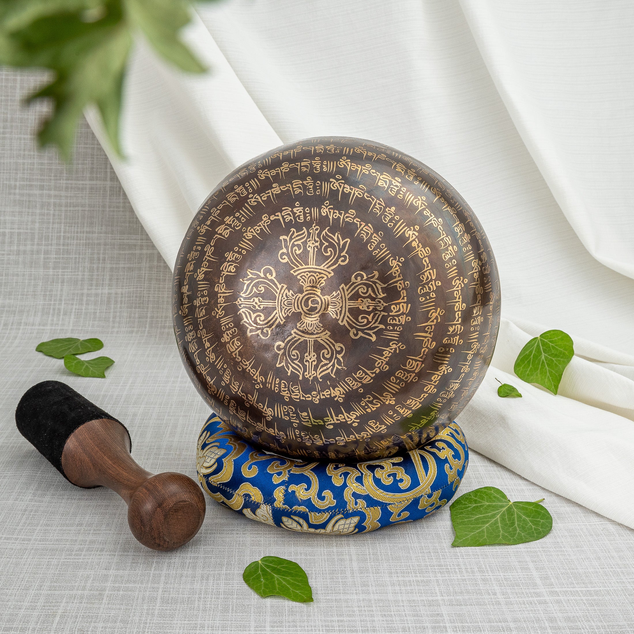 Bottom of om singing bowl