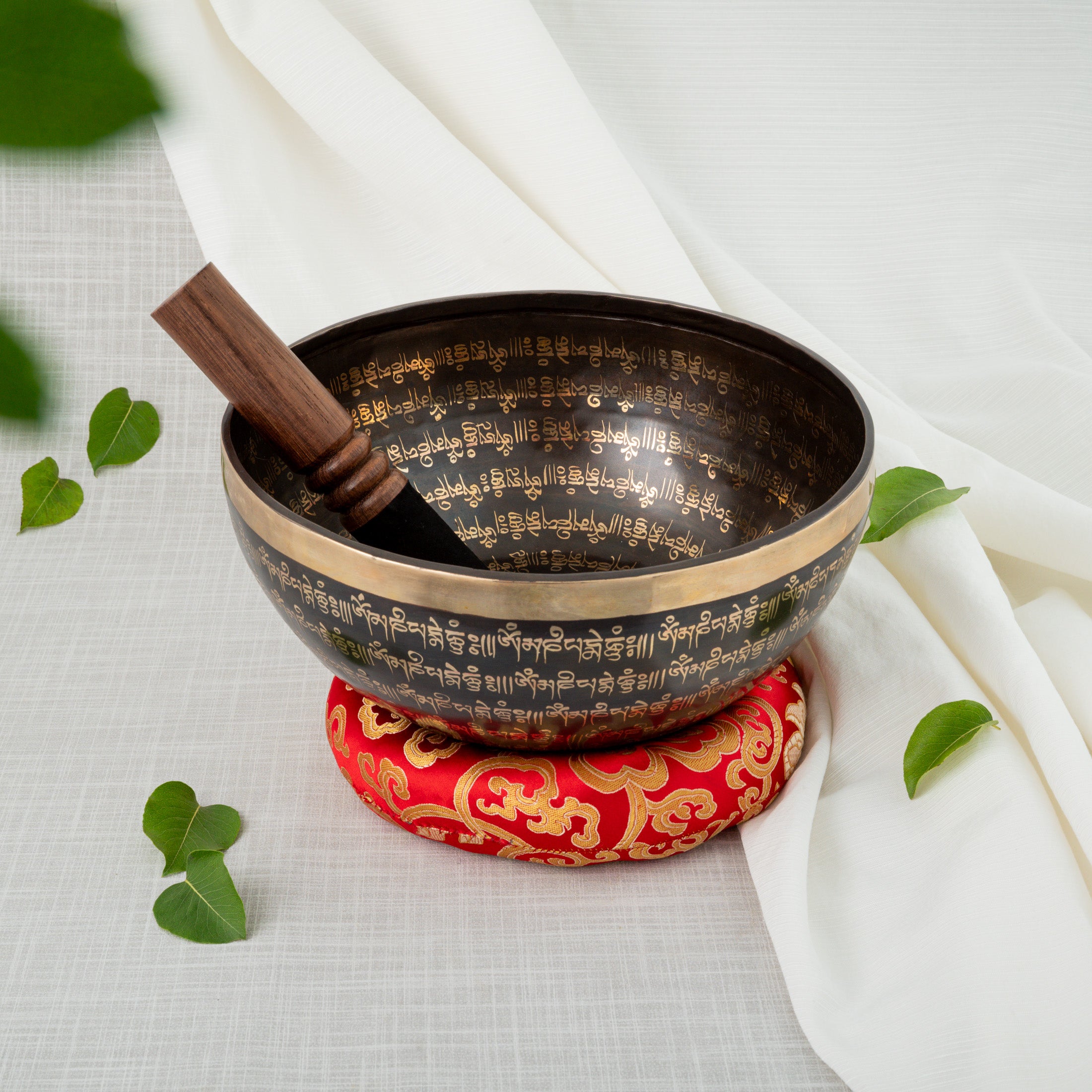 Front view of Eyes of Buddha Singing Bowl