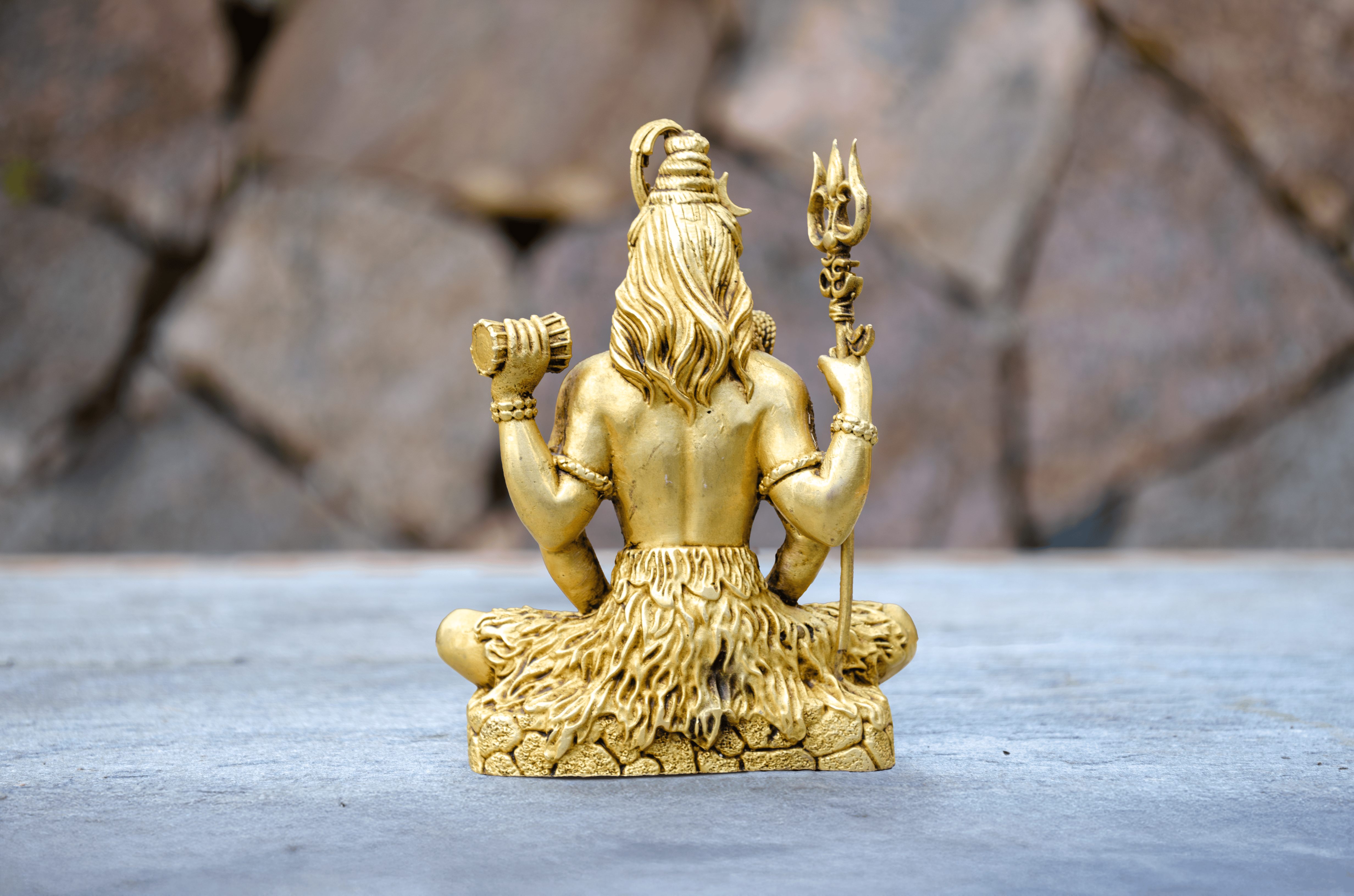 Lord Shiva Statue - Back