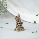 Silver Plated Lakshmi Statue - Side