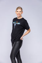 Buddhas øjne T-shirt i sorte